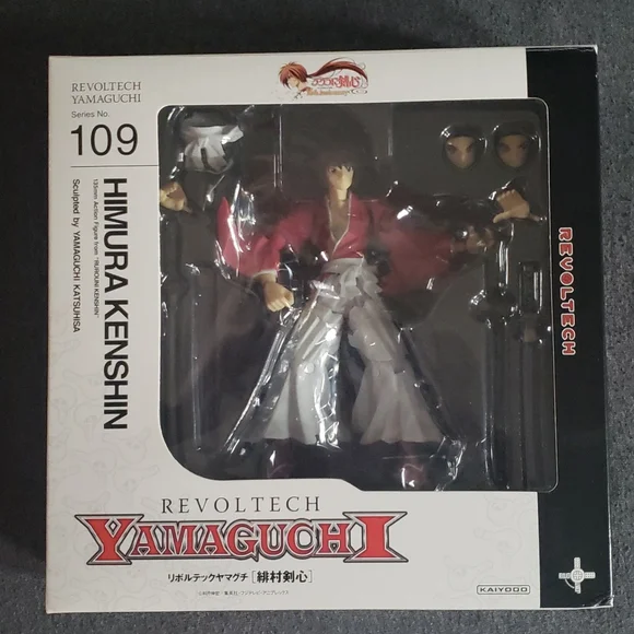 Revoltech Yamaguchi Series 109 Himura Kenshin 135mm Action Figure New In Box - Picture 9 of 11